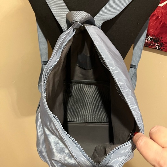 NWOT Danskin Light Blue Nylon Sling Backpack NWOT Danskin Light Blue Nylon Sling Backpack main image 2